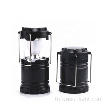 Wason Hot Sale 2Pack &amp; 4Pack AA แบตเตอรี่ทำงานได้ 6LED 146LUMENS Super Bright Emergency Camping Light สำหรับการหยุดทำงาน